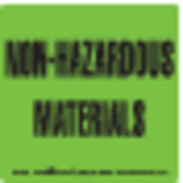 Non-Hazardous Materials, Labl, 3"x3", PK500, Labelmaster, Mfr#: BLT60