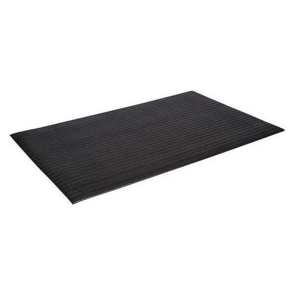 Antifatigue Ribbed Mat, Black, 60 ft. L x, Crown Matting Technologies, Mfr#: TS6W036BK-60