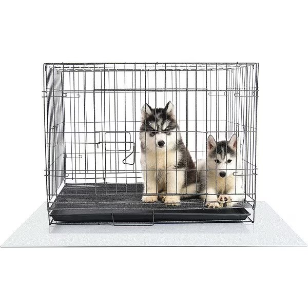 48" x 53" Dog Crate Floor Protection Mat, Floortex, Mfr#: FRCAGE134ER