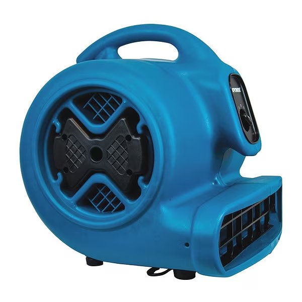 1/2 HP, 2980 CFM, 5 Amps, 4 Positions, 3 Speeds Air Mover, Xpower, Mfr#: P-630