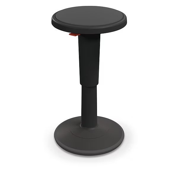 Grow Stool, Height Adjustable, Shrt, Black, Mooreco, Mfr#: 50960-BLACK