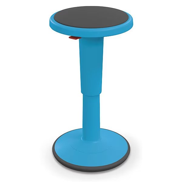 Grow Stool, Height Adjustable, Tall, Blue, Mooreco, Mfr#: 50970-BLUE