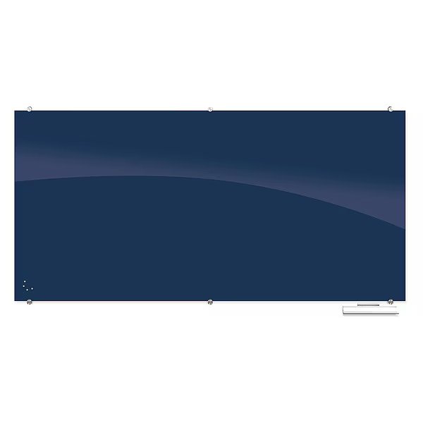 Magnetic, Glass Board, 47.24"Hx94.49"W, , Mooreco, Mfr#: 83846-NAVY