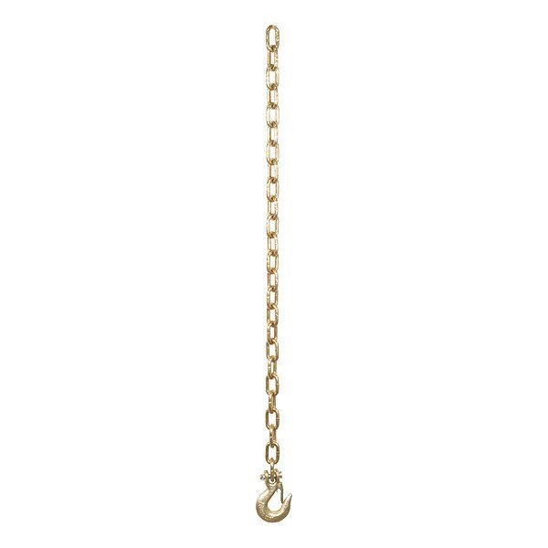 Sfty Chain w/1 Clvs Hk, Clr Znc, 35", 80303, Curt, Mfr#: 80303