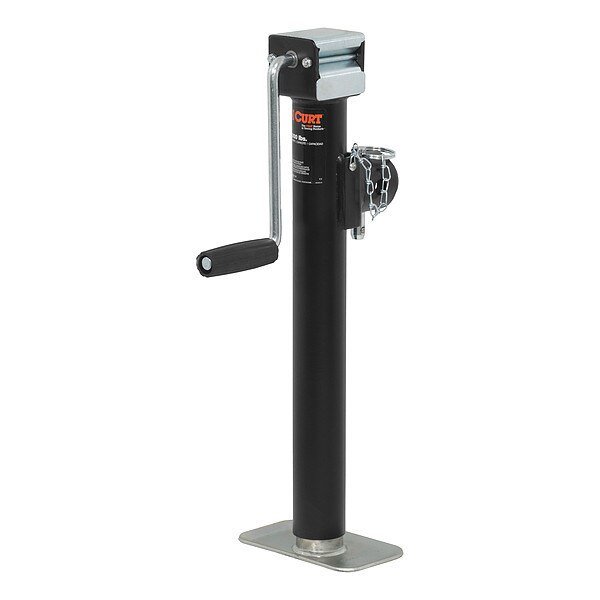 Pipe-Mnt Swvl Jck w/Side Handle, 15" Trvl