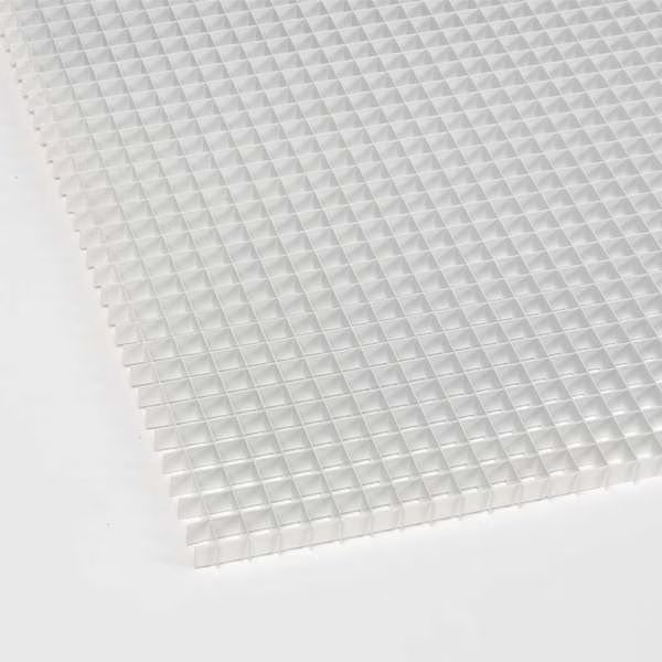 Egg Crate Diffuser, 48 X 24, Powder Coated, Aluminum, American Louver, Mfr#: ALUMWHT2448-2PK