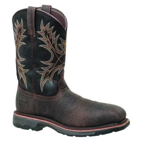 Size 8 EE Men's Western Boot Composite Work Boot, Bruin Brown, Ariat, Mfr#: 10017420