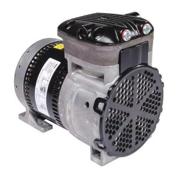 Rocking Piston Vacuum Pump, 7-5/64"H, Gast, Mfr#: 86R123-101-N170X