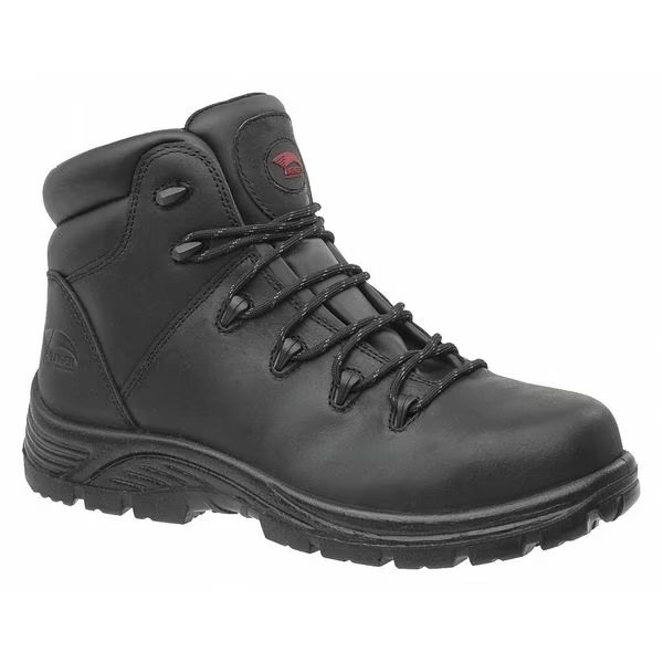 Work Boots, 14, M, Black, Composite, PR, Avenger Safety Footwear, Mfr#: A7223-M
