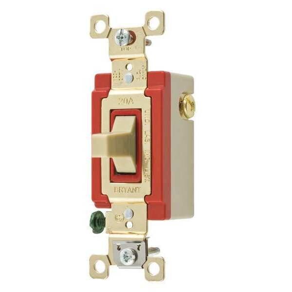 Wall Switch, 20A, Ivory, 1-Pole Type, Toggle, EnjoyTool Select, Mfr#: 4921I