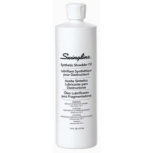 16 oz Bottle, Shredder Oil, Not Specified ISO Viscosity, Not Specified SAE, Swingline Gbc, Mfr#: 1760049A