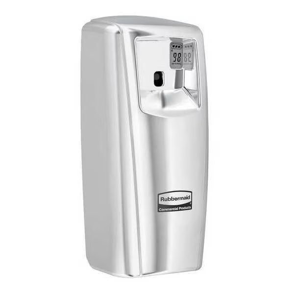 Spray Air Dispenser, Silver, 4-5/16"L, Wall, Rubbermaid Commercial, Mfr#: 1793536
