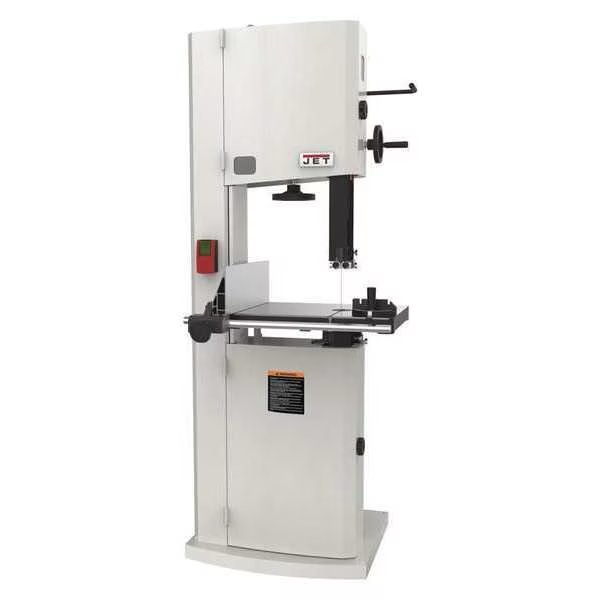 Band Saw, 14" x 13" Rectangle, 14" Round, 14 in Square, 115/230V AC V, 1.75 hp HP, Jet, Mfr#: JWBS-15