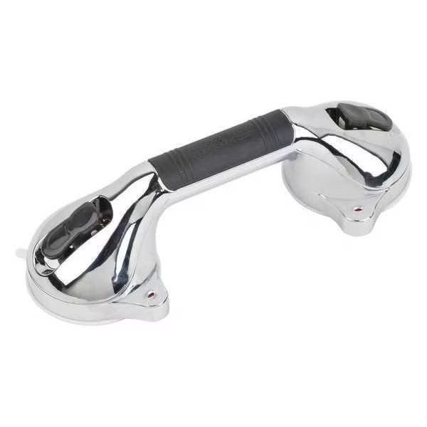 12" L, Adjustable, Plastic, Grab Bar, Textured, Healthsmart, Mfr#: 521-1561-1912