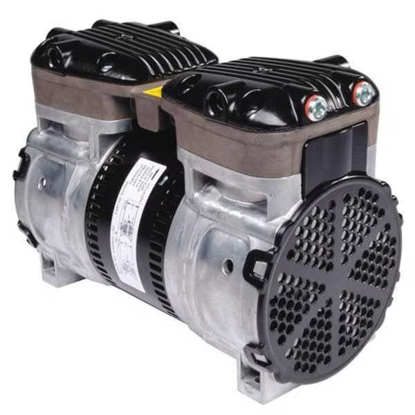 Piston Air Compressor, 1/2 HP, 115/230VAC, Gast, Mfr#: 87R555-V101-N470X