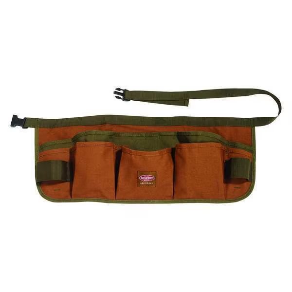 Superwaist Apron Tool Belt, Brown Canvas, Quick Release, 13 Pockets, Bucket Boss, Mfr#: 80100