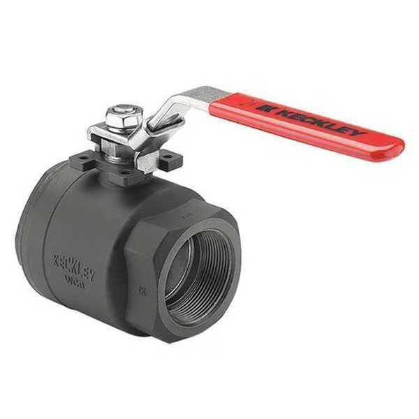 3/4" FNPT Carbon Steel Ball Valve Inline, Keckley, Mfr#: BVS2THFCSRGSL-075