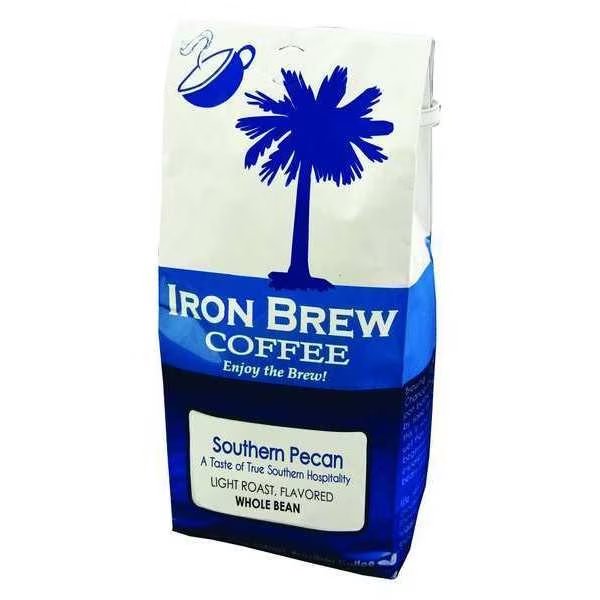 Coffee, 0.12 oz. Net Weight, Whole Bean, Iron Brew, Mfr#: B-12SPWB