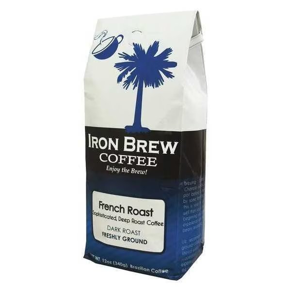 Coffee, 0.12 oz. Net Weight, Ground, Iron Brew, Mfr#: B-12FR