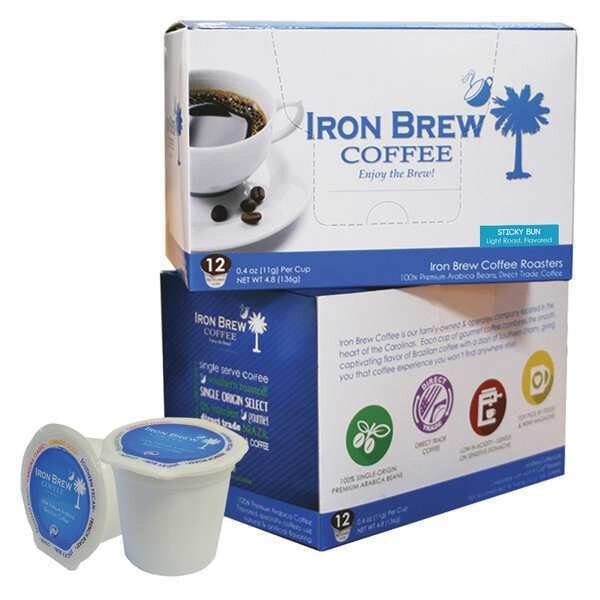 Coffee, 0.12 oz. Net Weight, Ground, PK12, Iron Brew, Mfr#: C-1CT-12SBSS