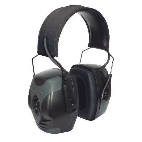 Over-the-Head Ear Muffs, 30 dB, Impact Pro, Black/Gray, Honeywell Howard Leight, Mfr#: R-01902