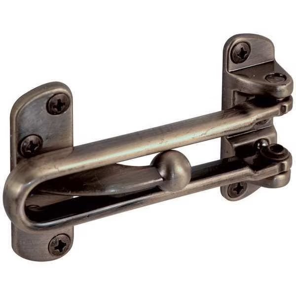 Swing Bar Door Guard, 3-7/8" Lx2-1/2" W, Primeline Tools, Mfr#: U 9899