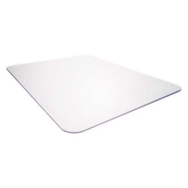 Chair Mat, Rectangular, Clear, 48"x53", Floortex, Mfr#: FR1213419ER