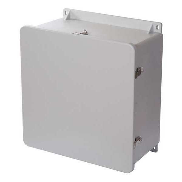 Fiberglass Enclosure, 19.88 in H, 20 in W, 11.33 in D, NEMA 4X, 6P, 12, 13, Hinged, Wiegmann, Mfr#: HW-J202010CHQR