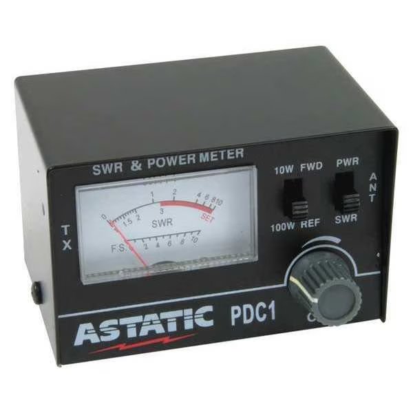 CB SWR Meter, Heavy Duty, 4 Pin Connector, Astatic, Mfr#: 302-01637