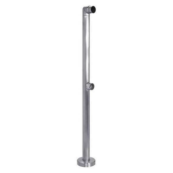 Double Line Guardrail Post End, SS, 42" H, Lavi Industries, Mfr#: 49-D132/4