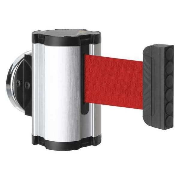 Retractable Belt Barrier, Brushed Nickel, Lavi Industries, Mfr#: 50-3010MG/SA/RD