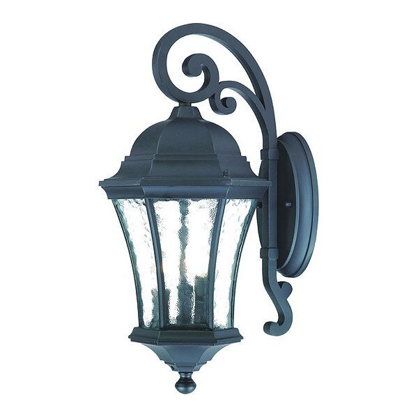 Wall Light, Matte Black, 3-Light, Acclaim Lighting, Mfr#: 3612BK