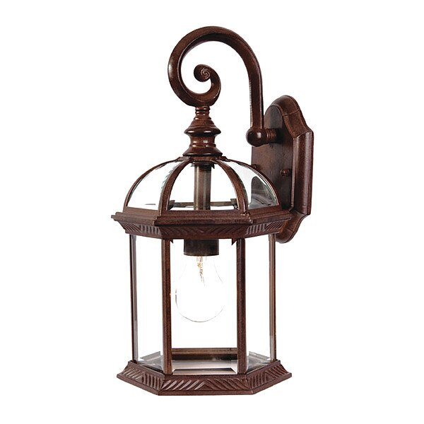 Wall Light, Burled Walnut, 1-Light, Acclaim Lighting, Mfr#: 5271BW