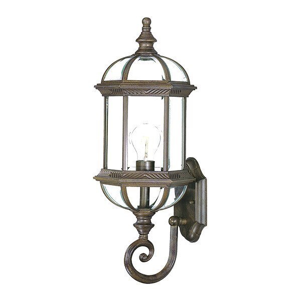 Wall Light, Burled Walnut, 1-Light, Acclaim Lighting, Mfr#: 5272BW