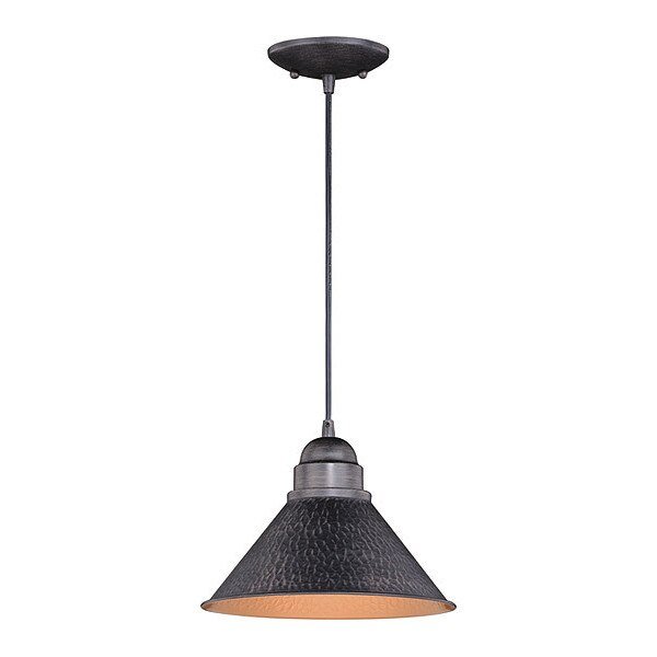 Outland 10in Outdoor Pendant Light Iron, Vaxcel, Mfr#: T0349