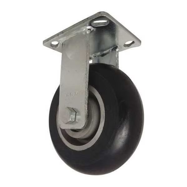 Rigid Plate Caster, Polyurethane, 1230 lb., Rwm, Mfr#: 65-UAB-0621-R