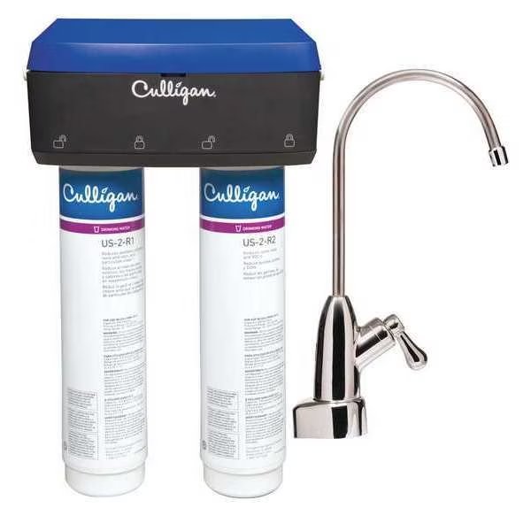 Water Filter Housing, 7-37/64" W, White, Culligan, Mfr#: US-2