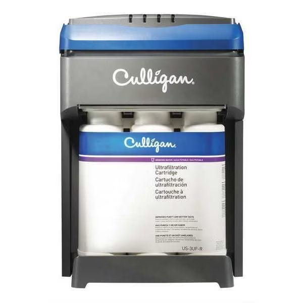 Water Filter Housing, 14-39/64" H, White, Culligan, Mfr#: US-3UF