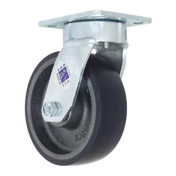 Kngpls Plt Cstr, Swvl, Poly, 6", 1230 lb, A, Rwm, Mfr#: 65-UIR-0620-S-42ST