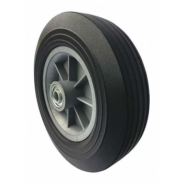 Solid Wheel, Ribbed, 10" Dia., 3 1/4" Hub L, EnjoyTool Select, Mfr#: 53CM90