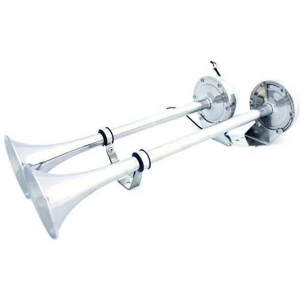Dual Trumpet Horn, Electric, 18" L, Fiamm, Mfr#: 75550