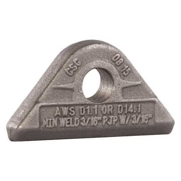 Pad Eye, 5/8" Depth, 2-3/4" L, 1-9/16" W, Mag-Mate, Mfr#: PE0150