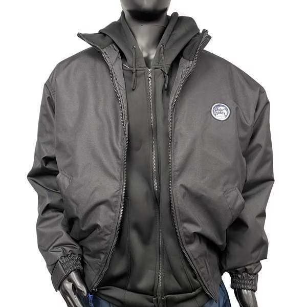 Men's Black Nylon Bomber Jacket size 2XL, Polar Plus, Mfr#: FW5721-2X