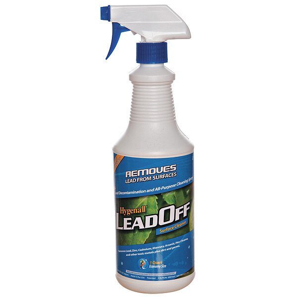 Cleaner, 1 qt. Trigger Spray Bottle, Citrus, 12 PK, Hygenall Leadoff, Mfr#: LS9001Q