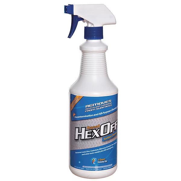 Cleaner, 1 qt. Trigger Spray Bottle, Citrus, 12 PK, Hygenall Hexoff, Mfr#: HXLS9001Q