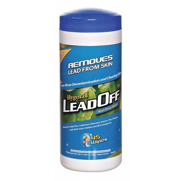 Lead Removing Wipes, Canister, PK12, Hygenall Leadoff, Mfr#: 45NRCN
