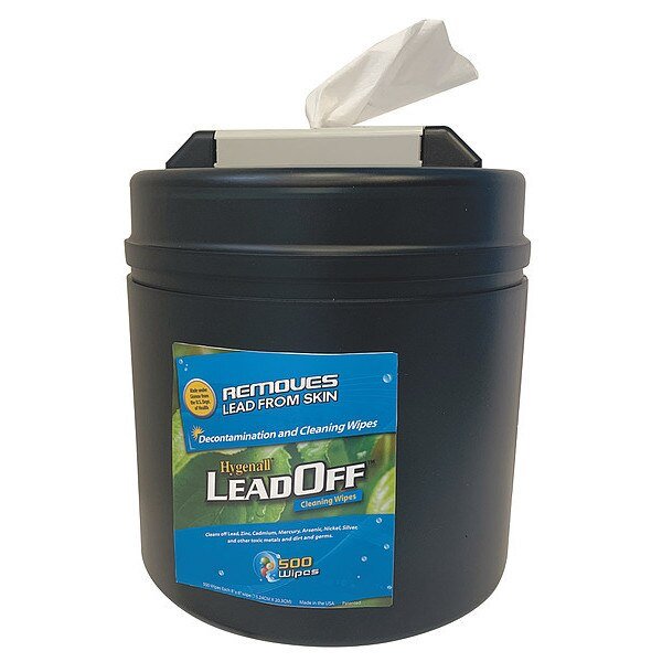Wipes Dispenser, 2 PK, Black, Hygenall Leadoff, Mfr#: WM99770