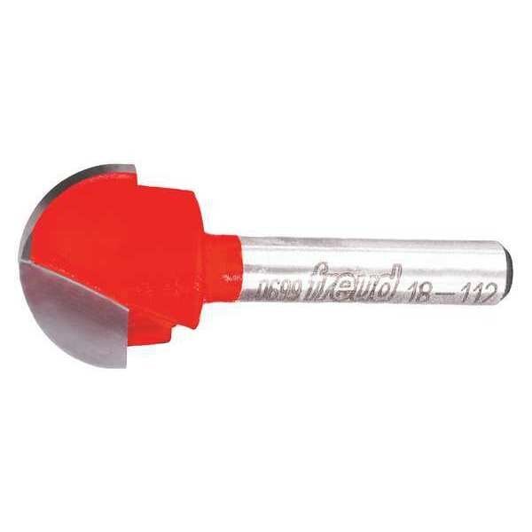 Round Nose Router Bit, 3/4" Cutting Dia., Freud, Mfr#: 18-112