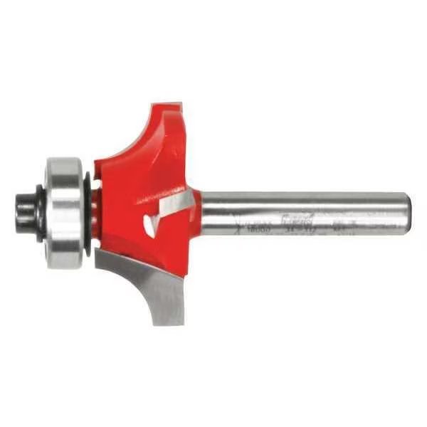 Roundover Router Bit, 1-1/4" Cutting Dia., Freud, Mfr#: 34-112