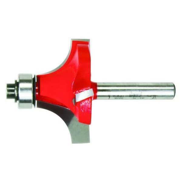 Roundover Router Bit, 1-1/2" Cutting Dia., Freud, Mfr#: 34-116